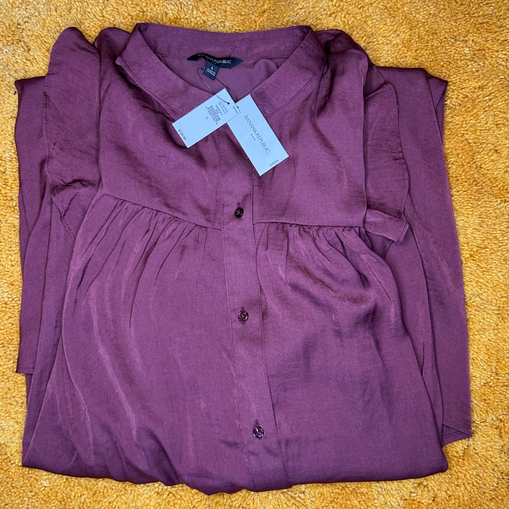 Banana Republic Purple Maxi Dress
